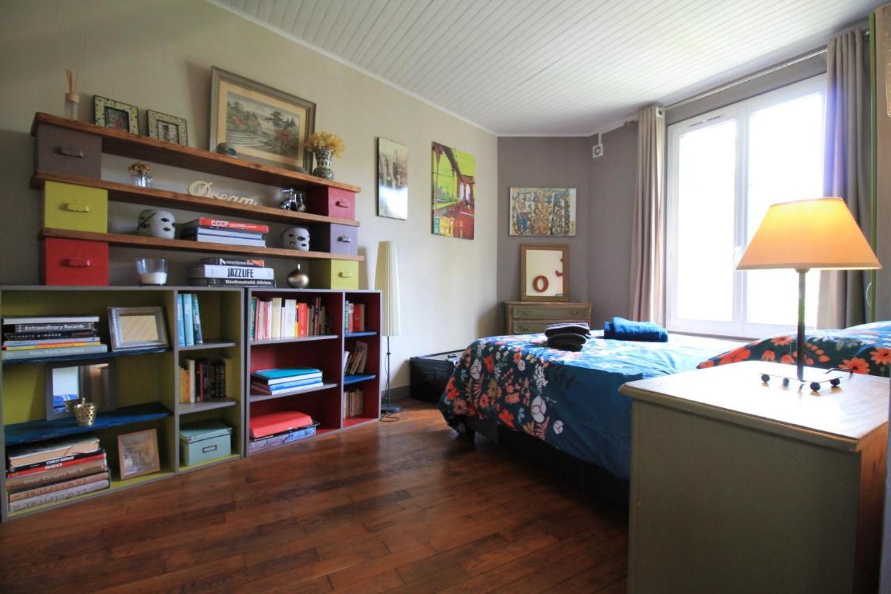 Disponible - Appartement Entier - Ligne H 15Mn Paris-Gare Du Nord, Parking Rue Gratuit, 4 Pers, Station De Train En Face Toutes Les 15Mn, Hippodrome, Cdfas, Universite, Borne Electrique, 1Er Etage Eaubonne Dış mekan fotoğraf